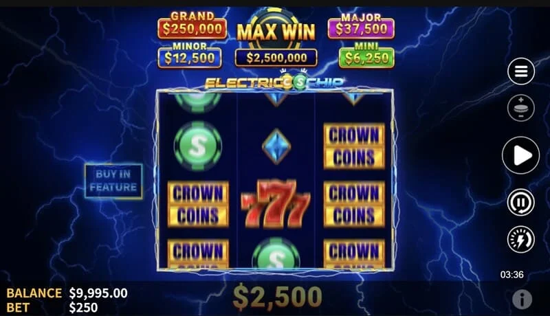 Electric Chip – Hold and Spin startas su Collector Coin ant antrojo būgno